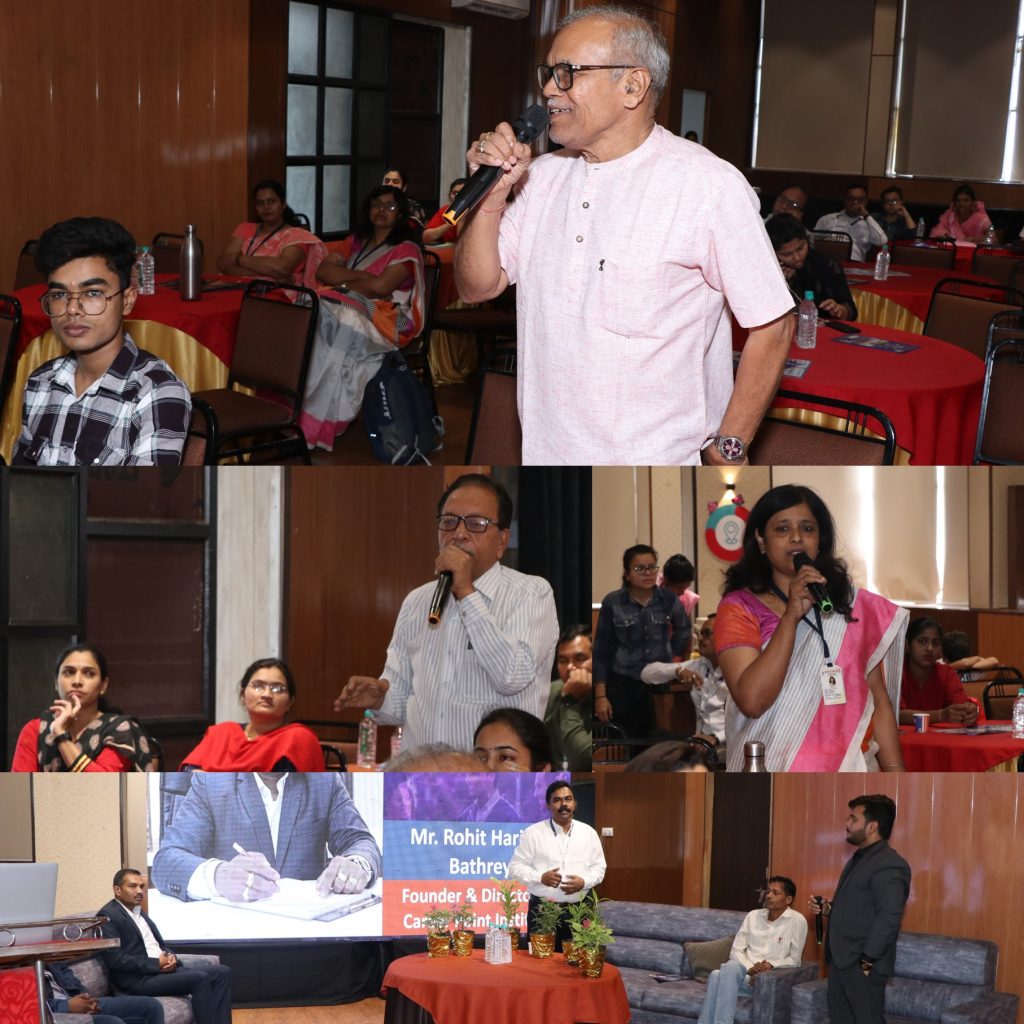 AI in Education, Addressing teh engaging audience by Mr. C K Sreegith in Nagpur.
